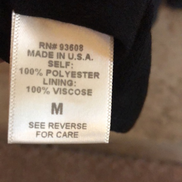 Matty M black and white, polka dot dress. Size M - Picture 7 of 8